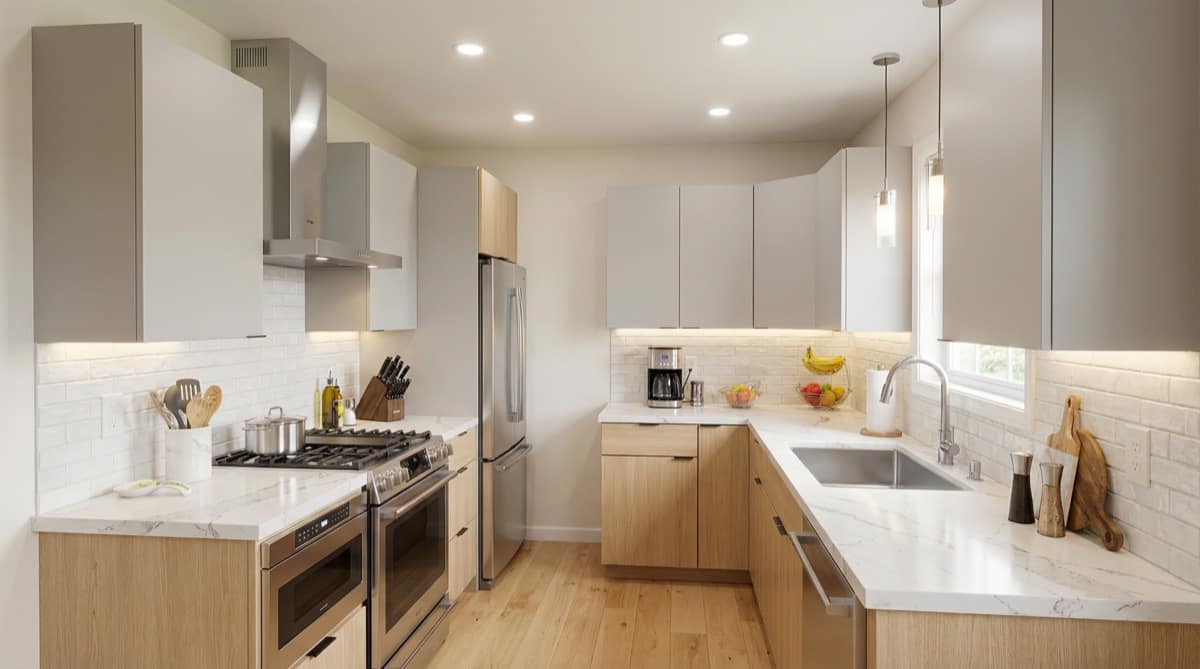 AI kitchen remodel preview