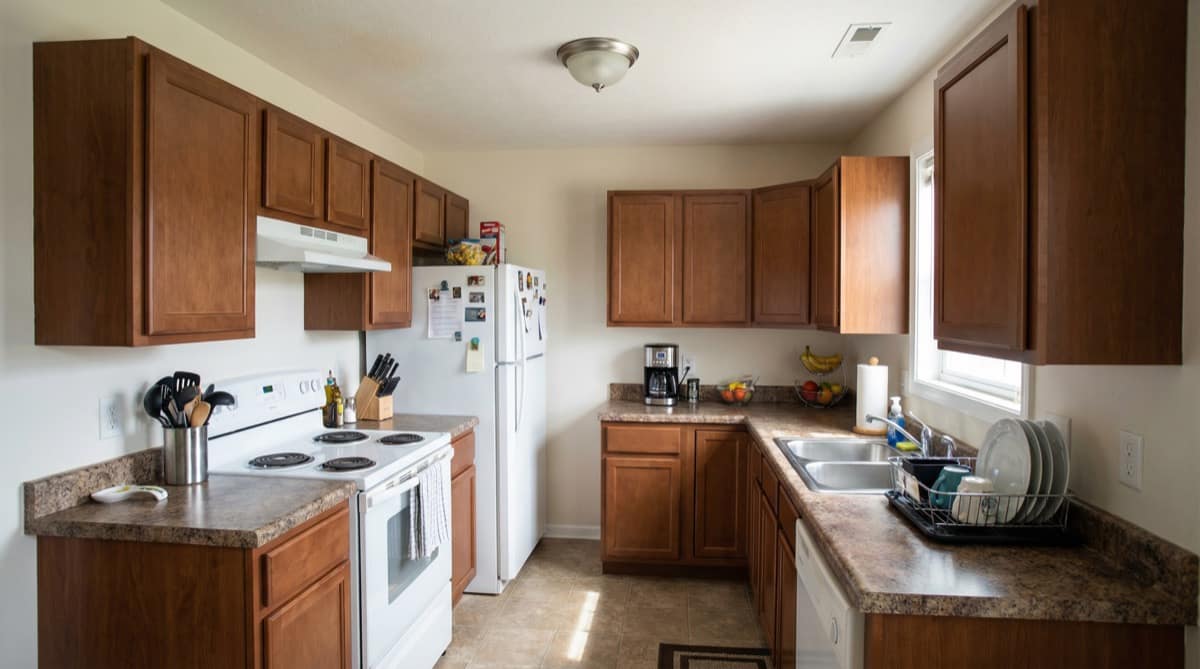 Current kitchen before remodel