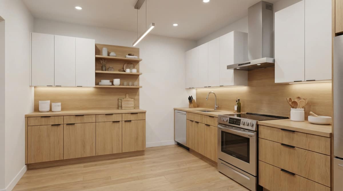 Modern Bright AI kitchen redesign preview