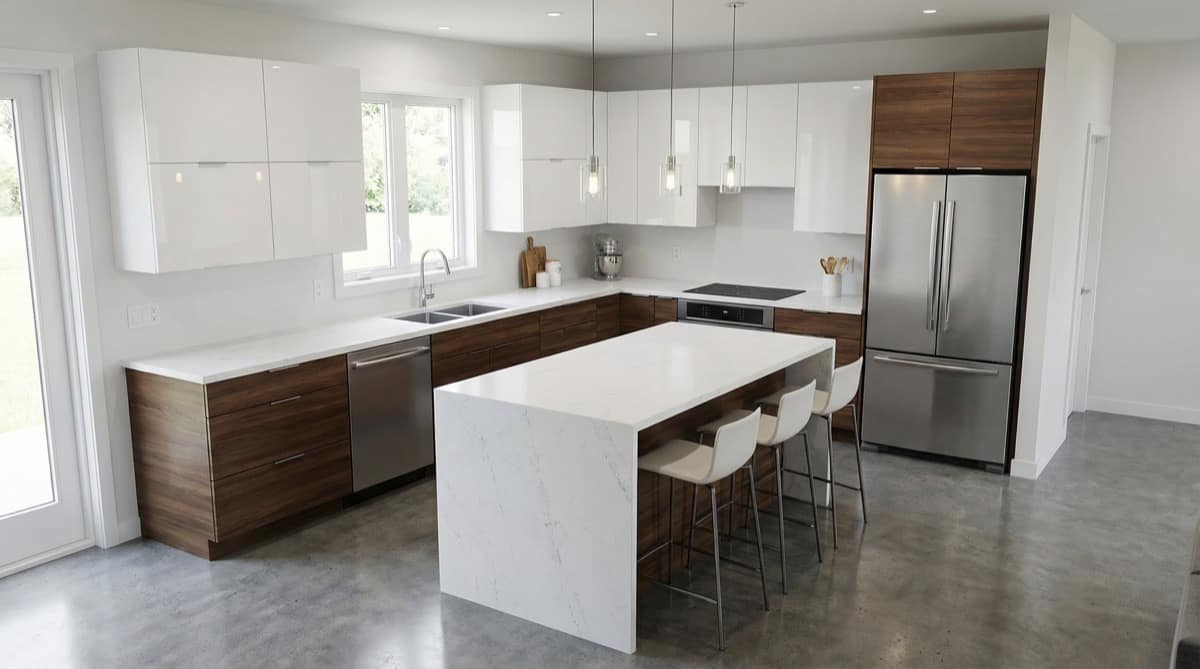 Interior Designers AI kitchen redesign example