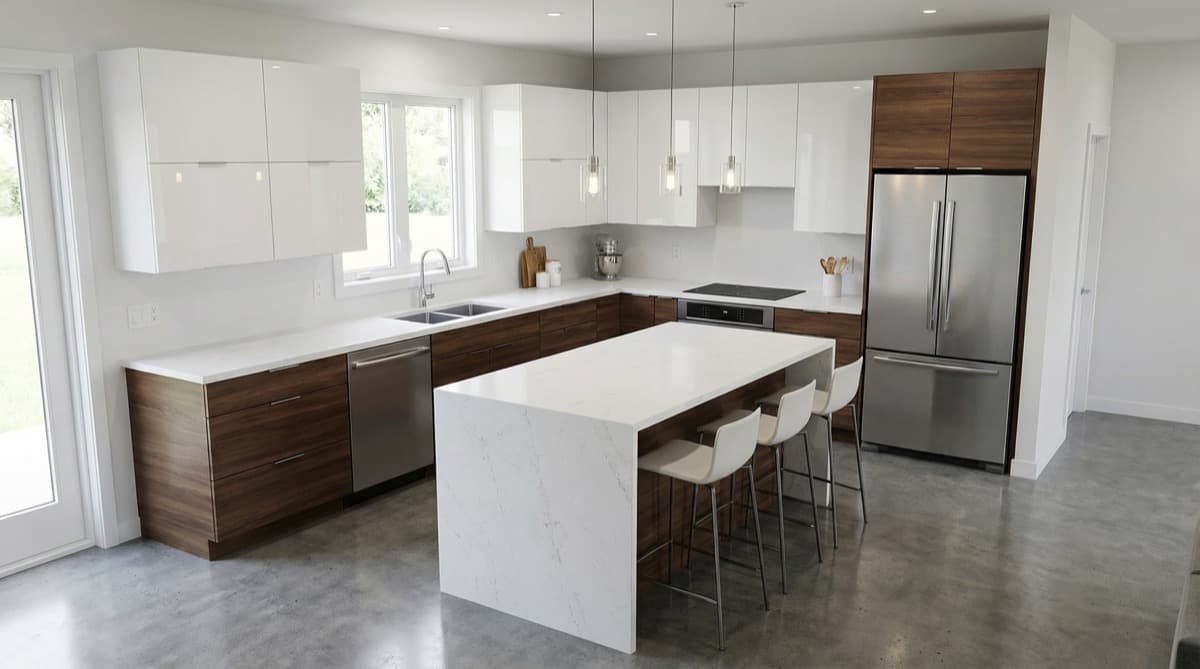 Interior Designers AI kitchen redesign example